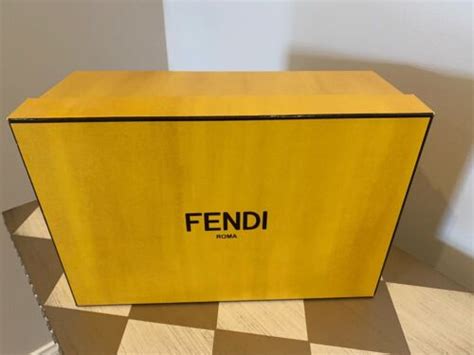 fendi shoe box|fendi box ebay.